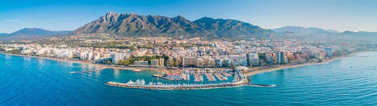 Marbella from above